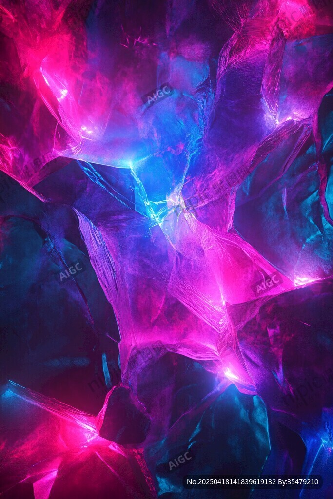 夢(mèng)幻炫彩抽象光影背景圖