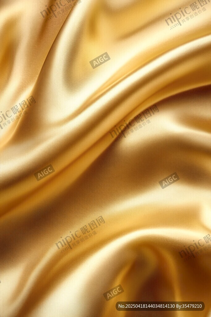 金色綢緞紋理