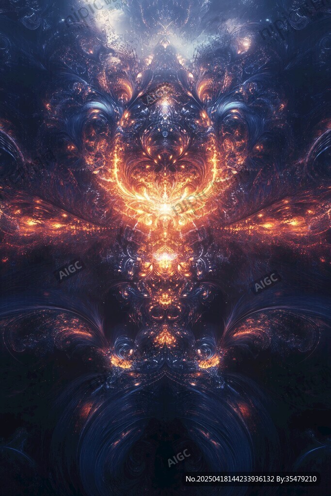 夢幻炫彩的宇宙能量爆發(fā)