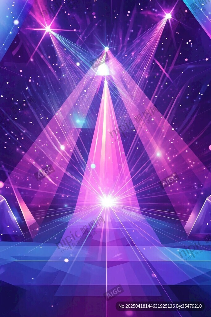 夢幻炫彩舞臺燈光特效