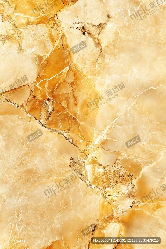 金黃大理石紋理精美畫面