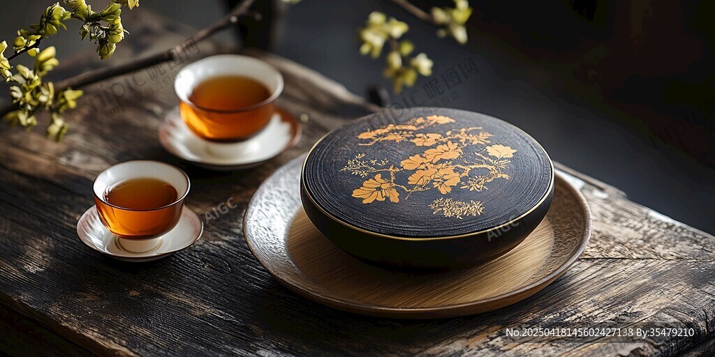 中式茶具與茶 古韻悠然