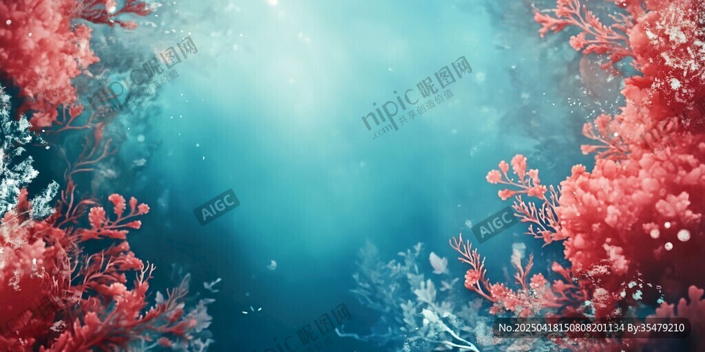 夢幻海底珊瑚美景