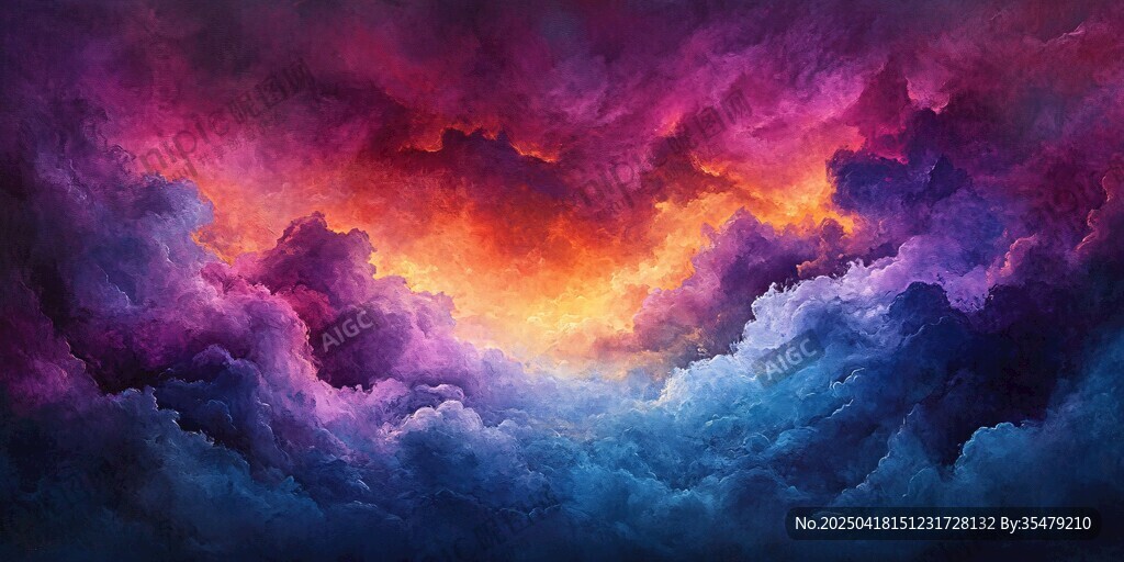 夢幻絢爛天空云海景觀