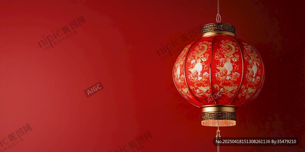 中式紅燈籠 喜慶傳統元素