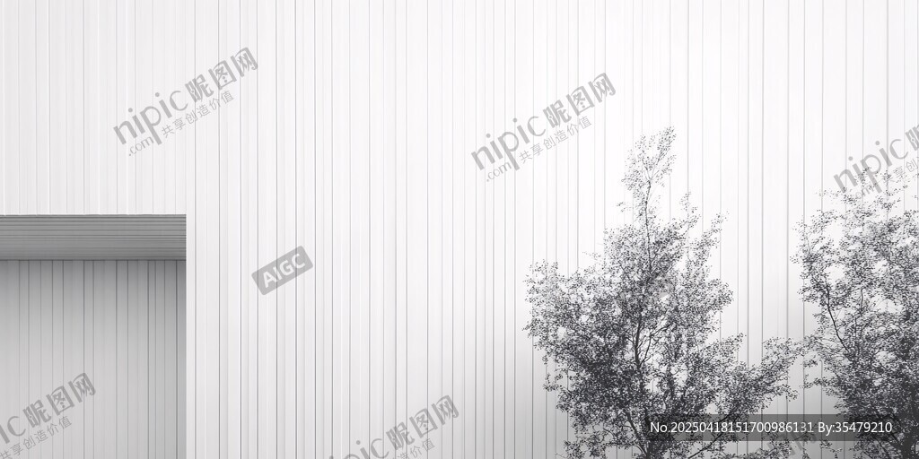 簡約墻面與綠植景致