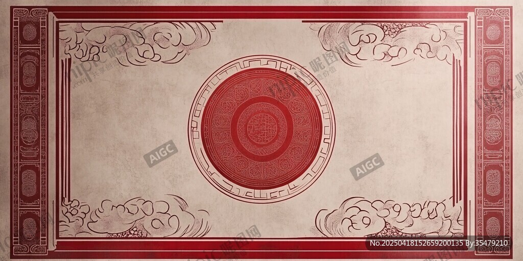 中式古典花紋地毯圖案設(shè)計(jì)