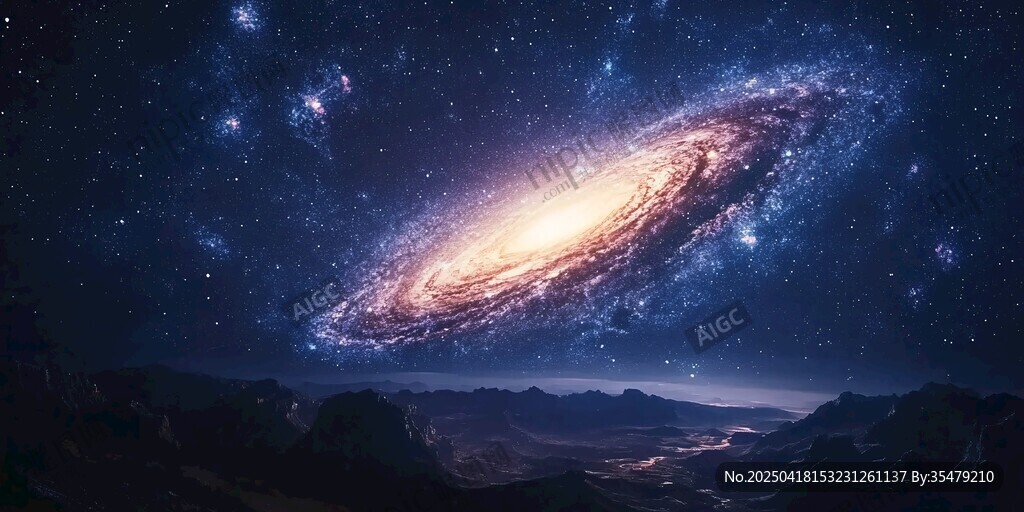 夢幻宇宙中的壯麗星系景觀