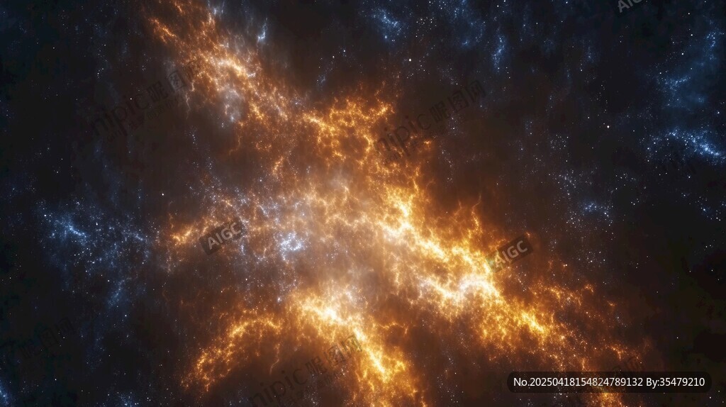 絢麗星云閃耀宇宙奇觀