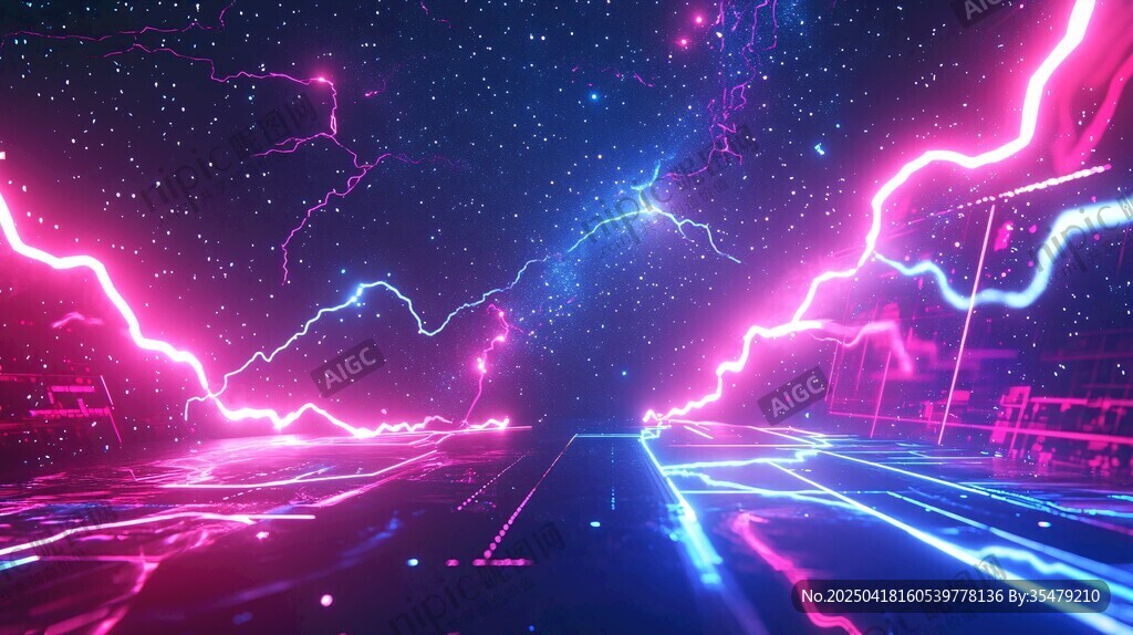 夢幻霓虹宇宙通道