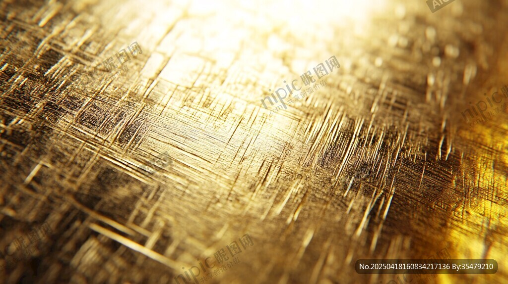 金色金屬質(zhì)感紋理特寫