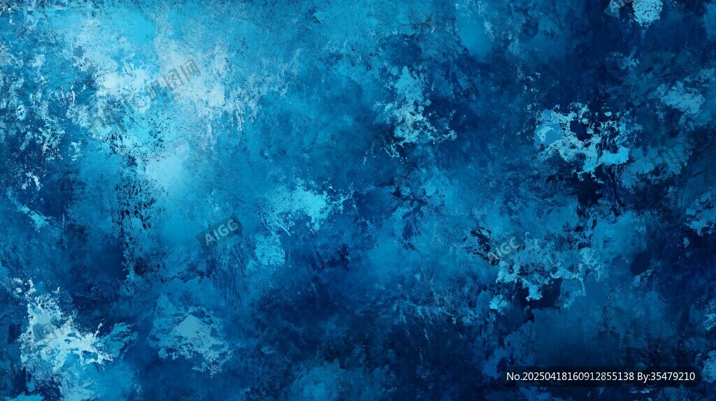 夢(mèng)幻藍(lán)色雪花背景紋理