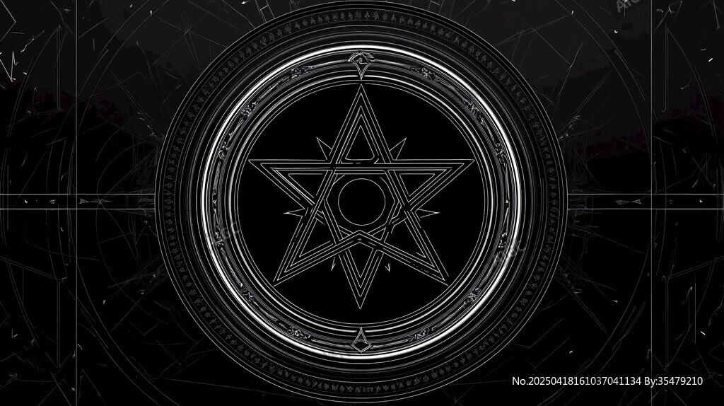 神秘五芒星圖案設(shè)計(jì)
