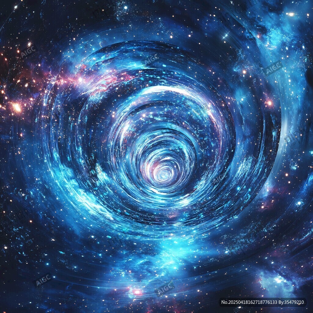 夢幻宇宙漩渦星空圖景