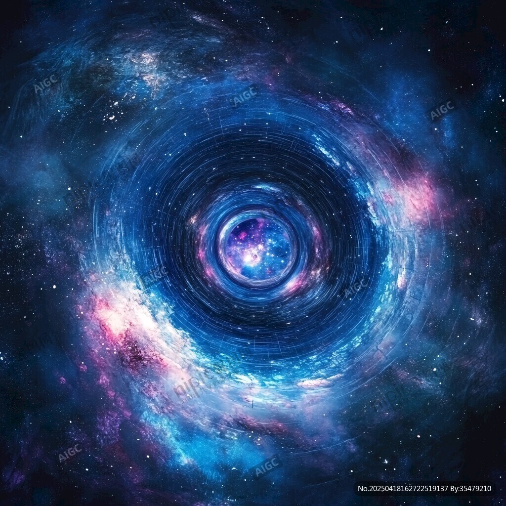 夢幻宇宙漩渦星空景象