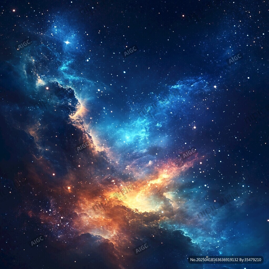 夢(mèng)幻璀璨的浩瀚宇宙星空