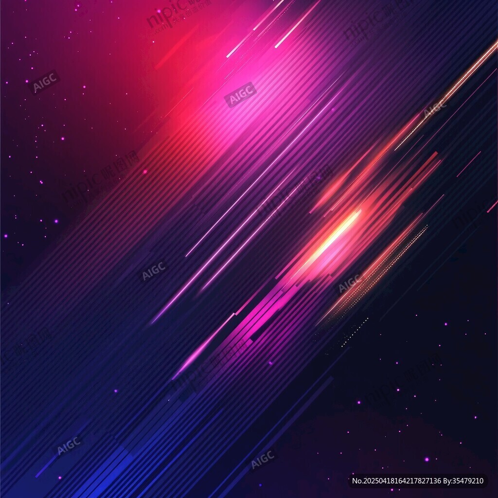 炫彩流光宇宙星空背景圖