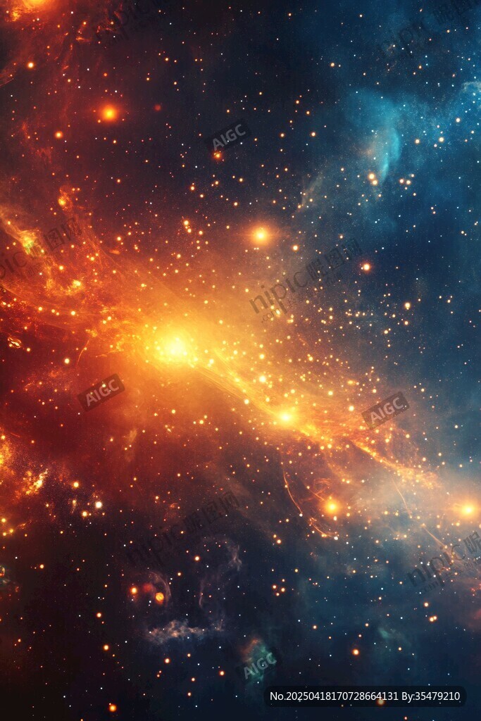 絢麗宇宙星空奇幻景象