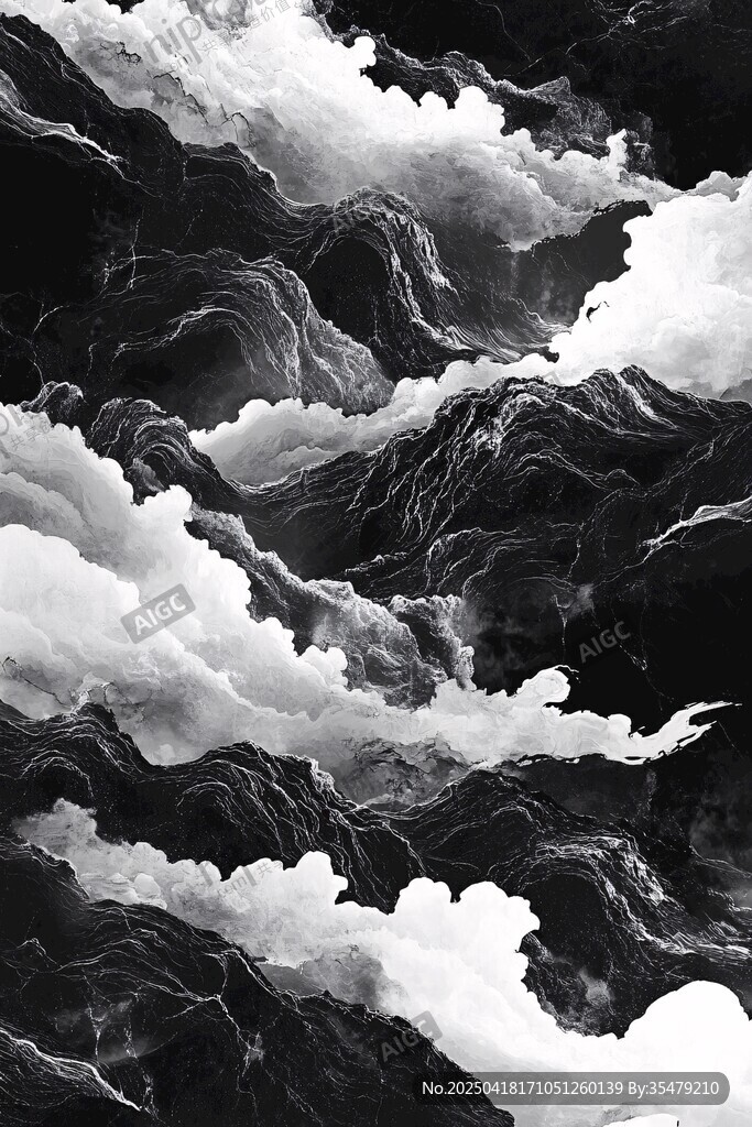 黑白云海奇幻景觀