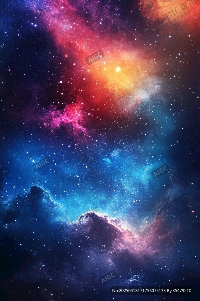 夢(mèng)幻絢麗的璀璨星空