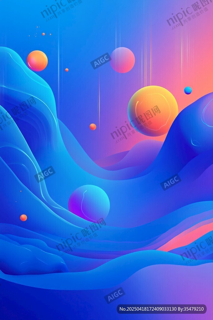 夢幻宇宙流體星球景觀