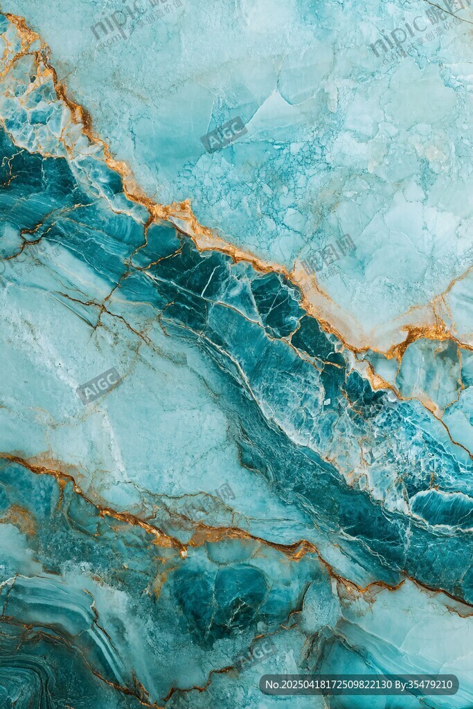 蓝绿大理石纹理图案 蓝绿大理石纹理图案