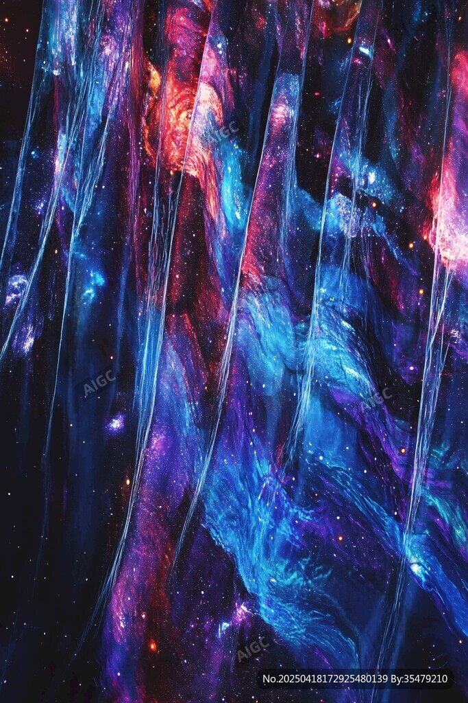 夢(mèng)幻宇宙能量流體景象