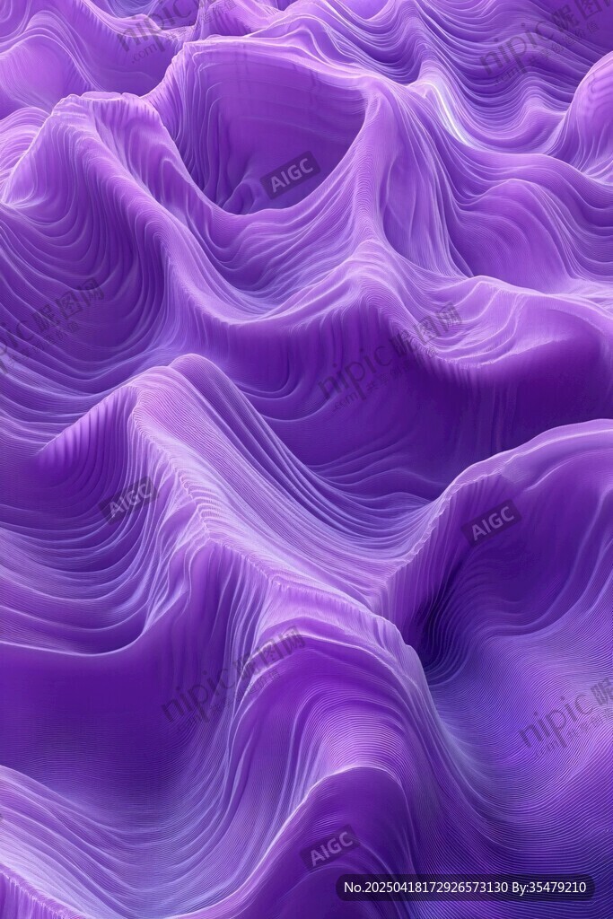 夢幻紫色波浪紋理背景