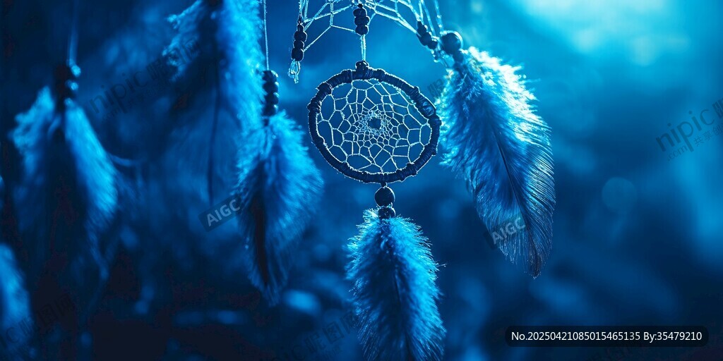夢幻藍色捕夢網(wǎng)