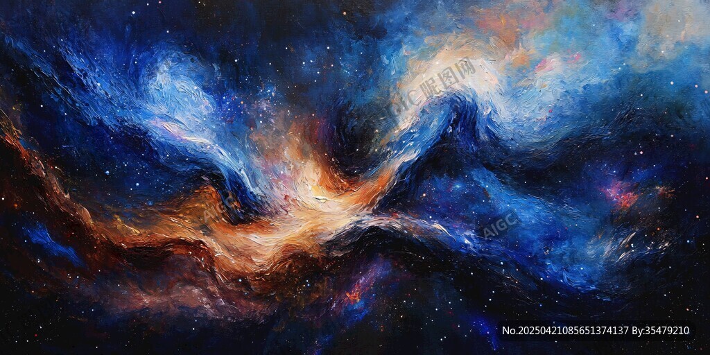 夢幻星云宇宙絢麗景象