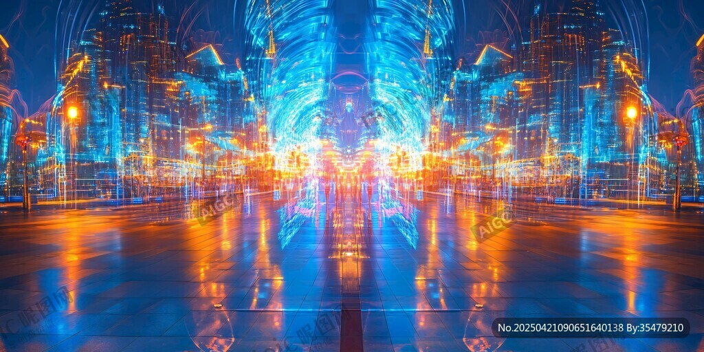 夢幻都市光影夜景奇觀