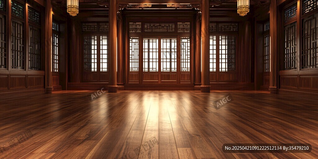 中式古典廳堂室內(nèi)空間