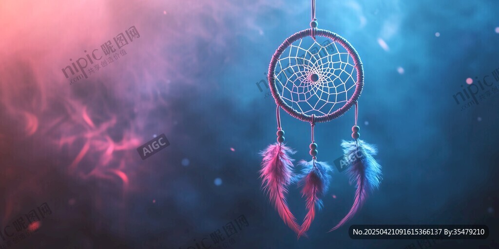 夢幻捕夢網(wǎng) 幻彩星空背景