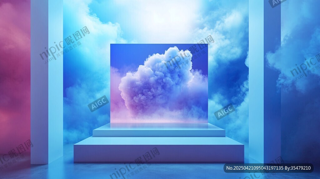 夢幻云端展示空間