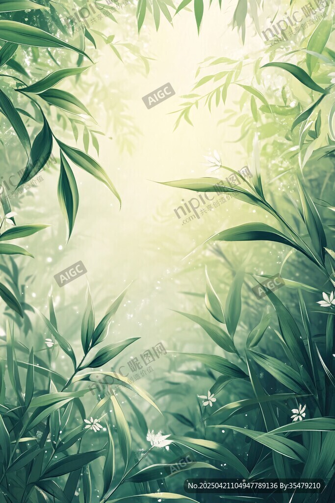 清新綠意叢林夢(mèng)幻風(fēng)光