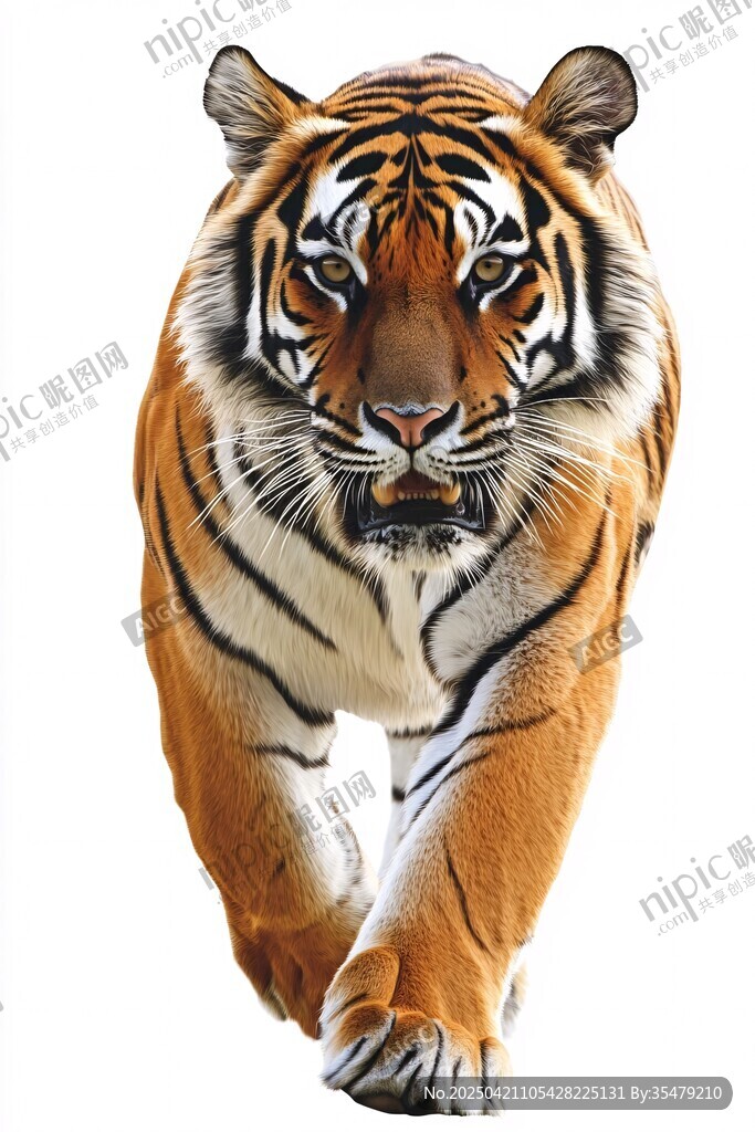 行走的斑斕猛虎