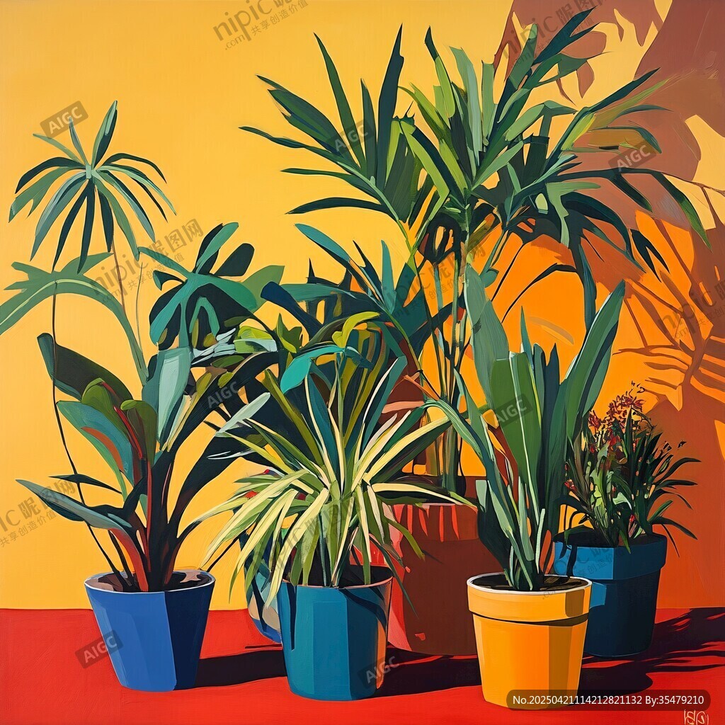 多彩盆栽 室內(nèi)綠植魅力展現(xiàn)