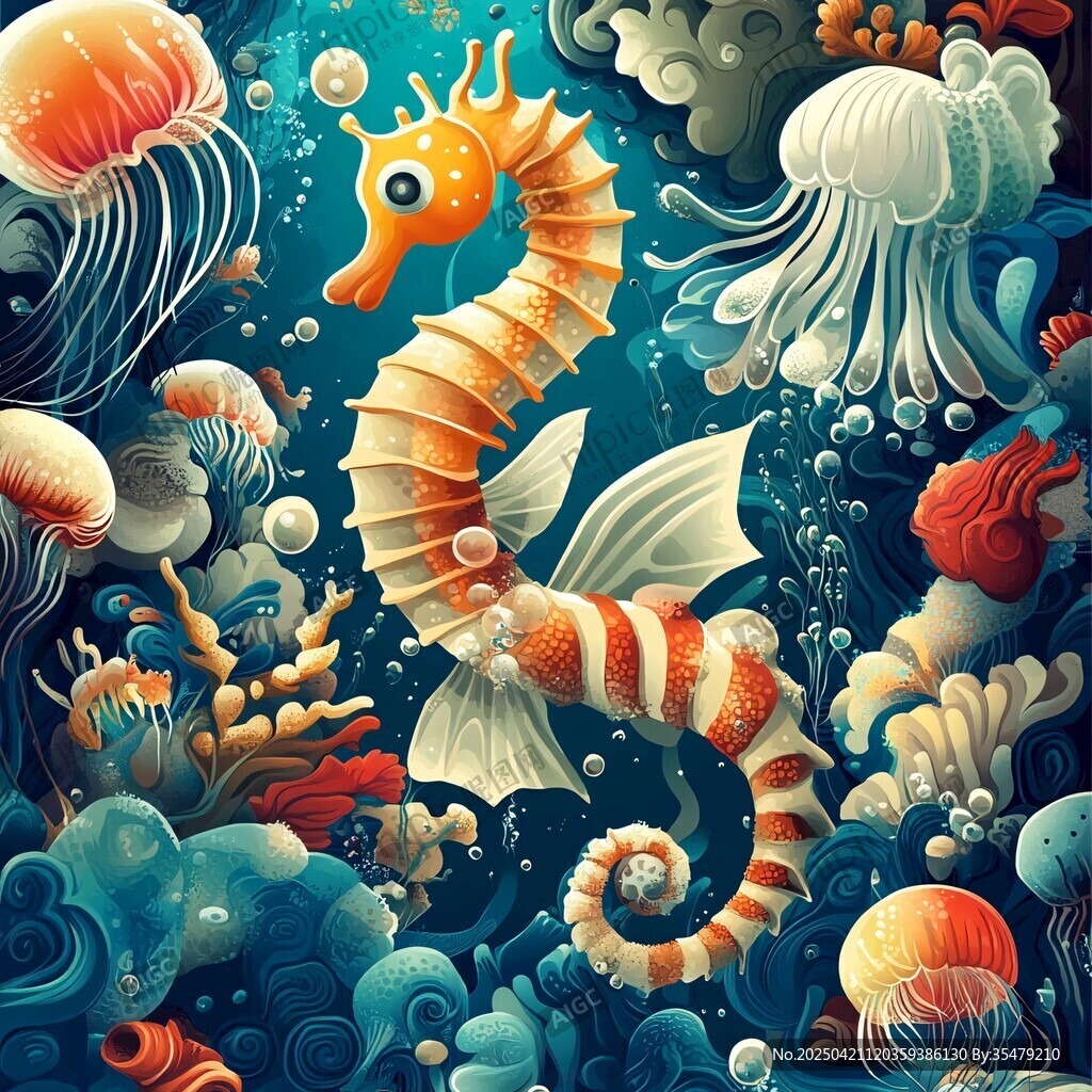 夢幻海馬的海底奇妙世界