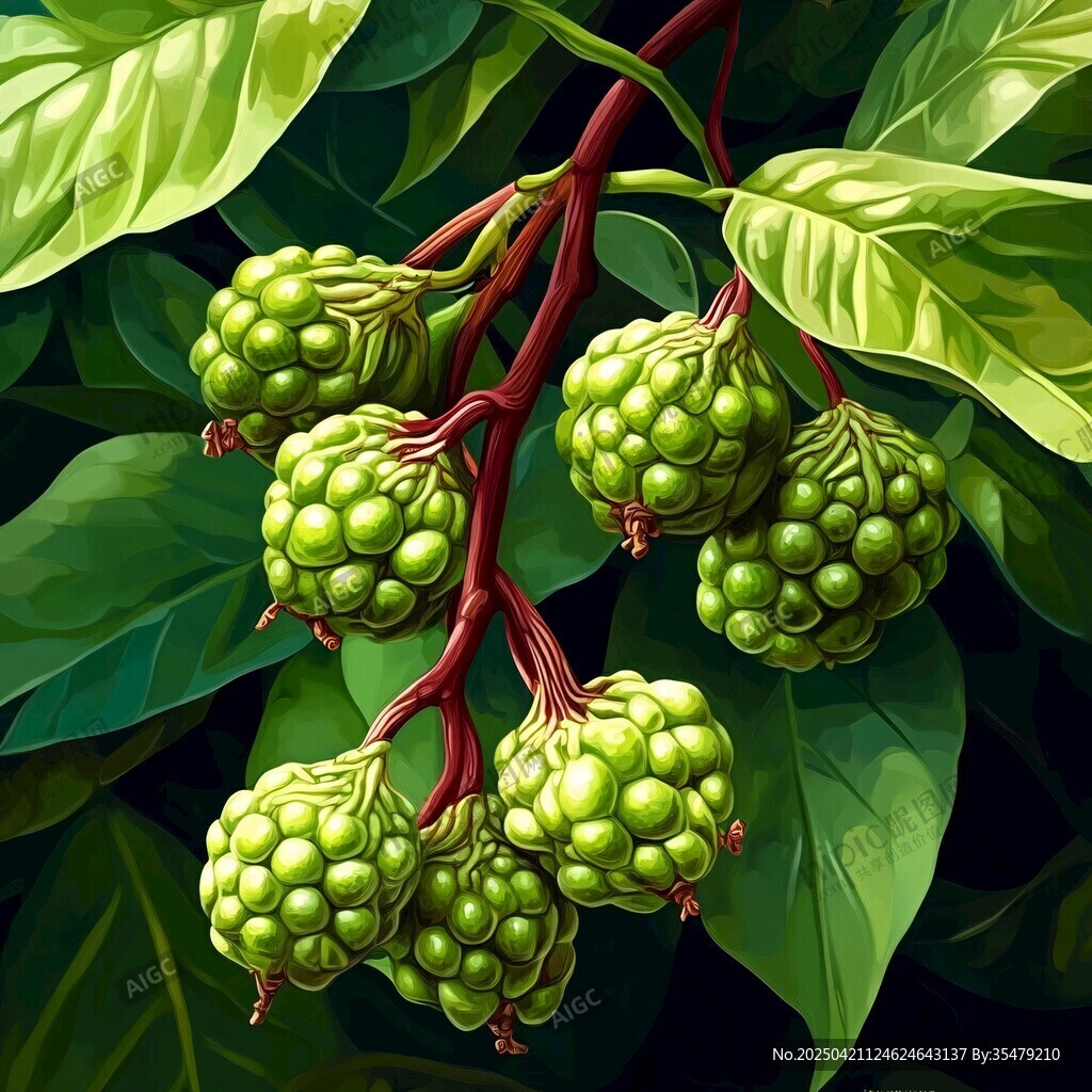 綠果滿枝 生機盎然的植物