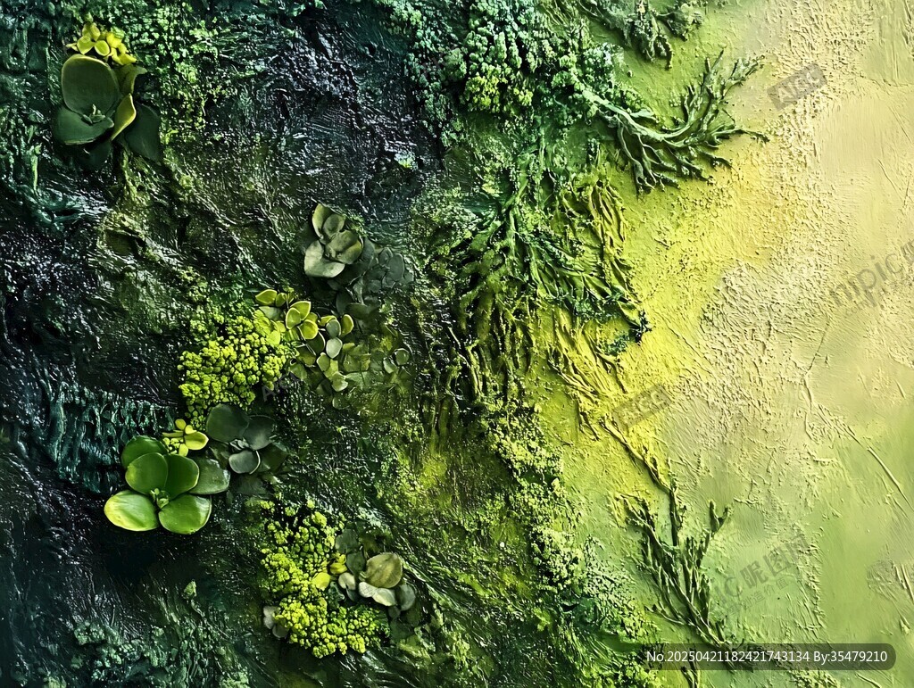生機(jī)盎然的立體綠植景觀