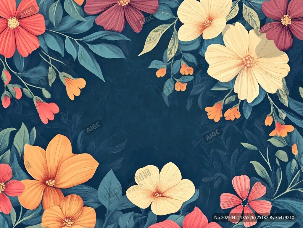 花卉圖案背景圖