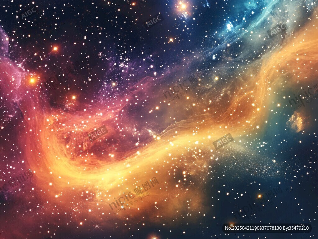 夢幻絢麗的宇宙星云圖景
