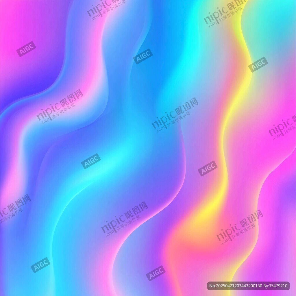 夢幻漸變流體背景圖