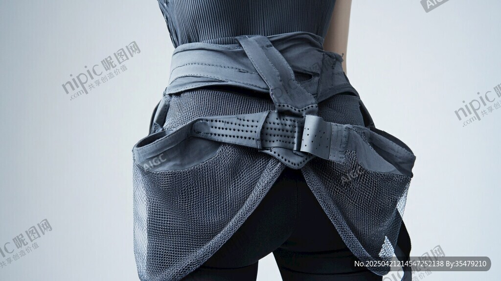 未來(lái)感機(jī)能風(fēng)腰部服飾配件