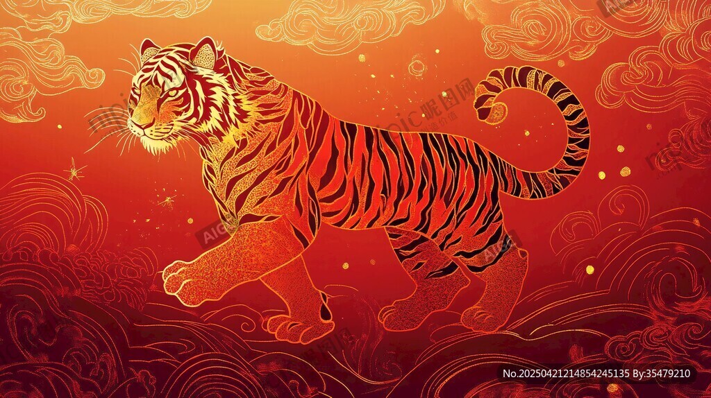 金虎踏云圖