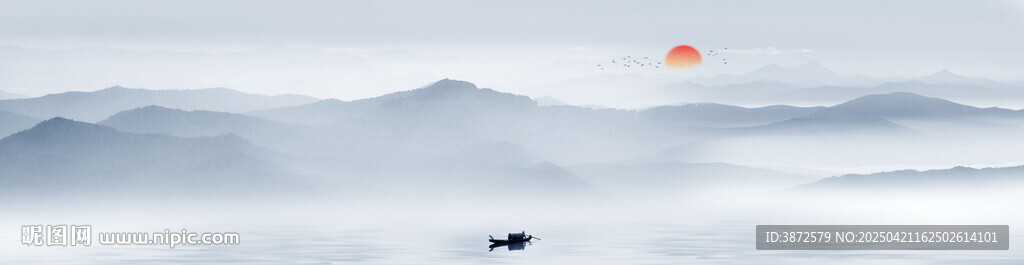 水墨畫風(fēng)景畫