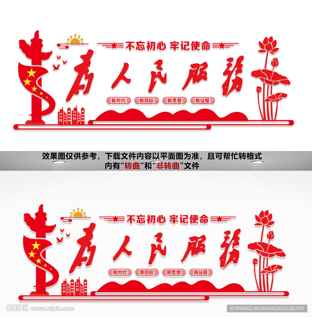 為人民服務(wù)文化墻