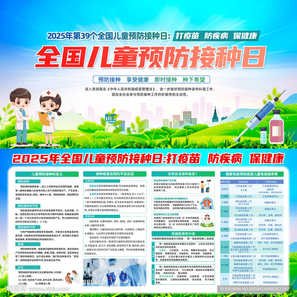 2025年兒童預防接種日