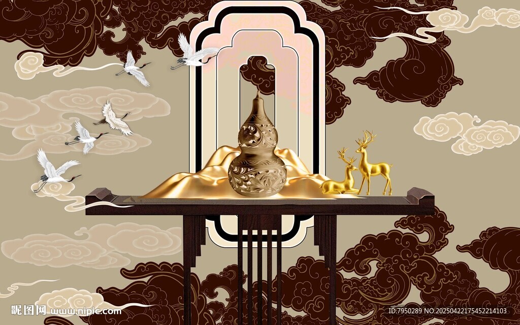 中式禪意擺件靜謐背景裝飾