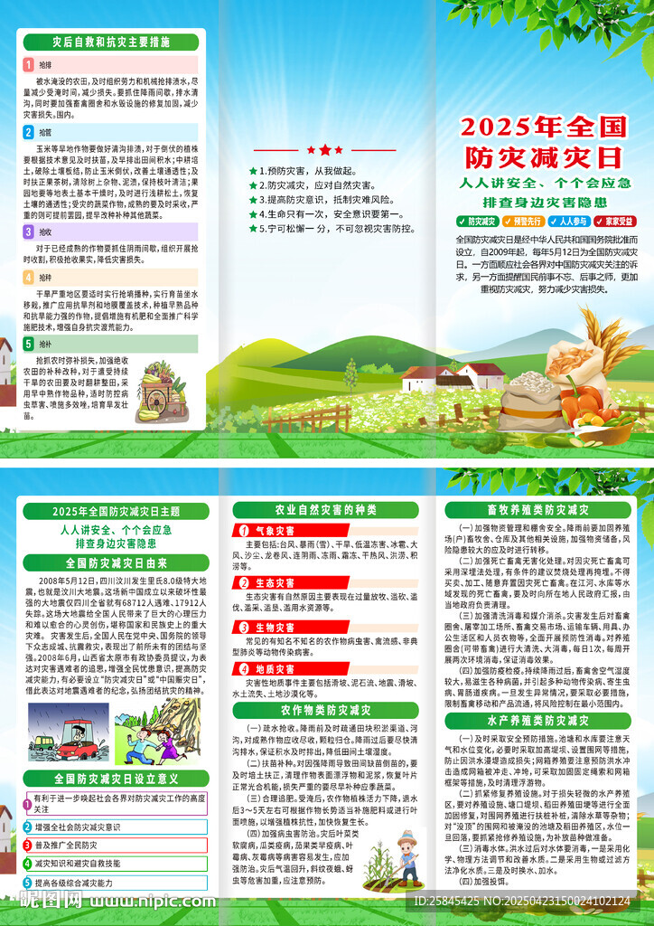 2025年農(nóng)業(yè)生產(chǎn)防災(zāi)減災(zāi)知識(shí)